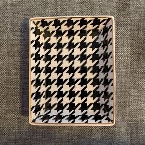 J Crew Herringbone Print Jewelry Tray